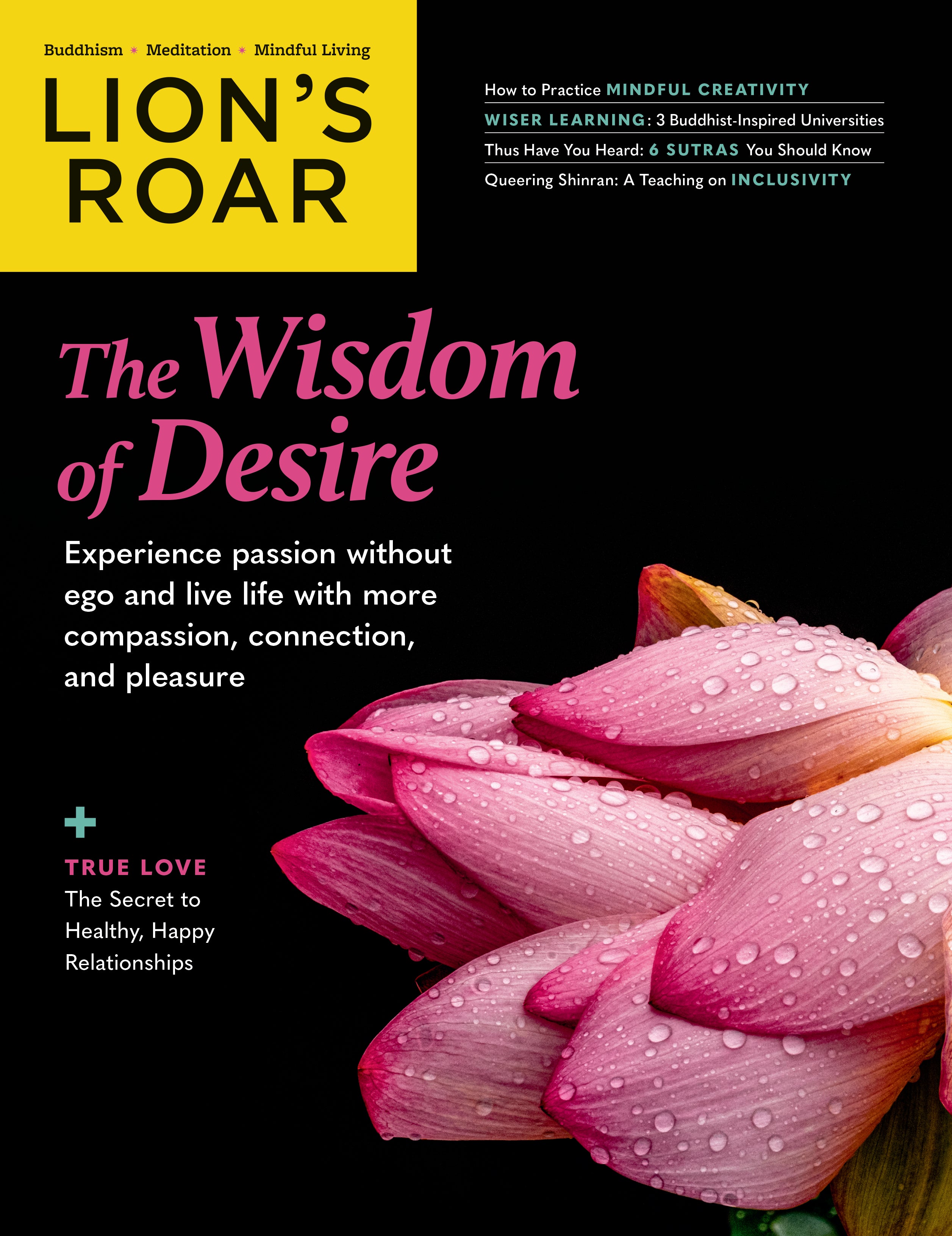 Lion's Roar Magazine  March 2024 - The Wisdom of Desire