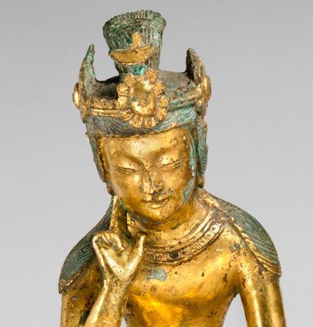 Pensive Bodhisattva, mid-7th century Korea - Fine Art Photo