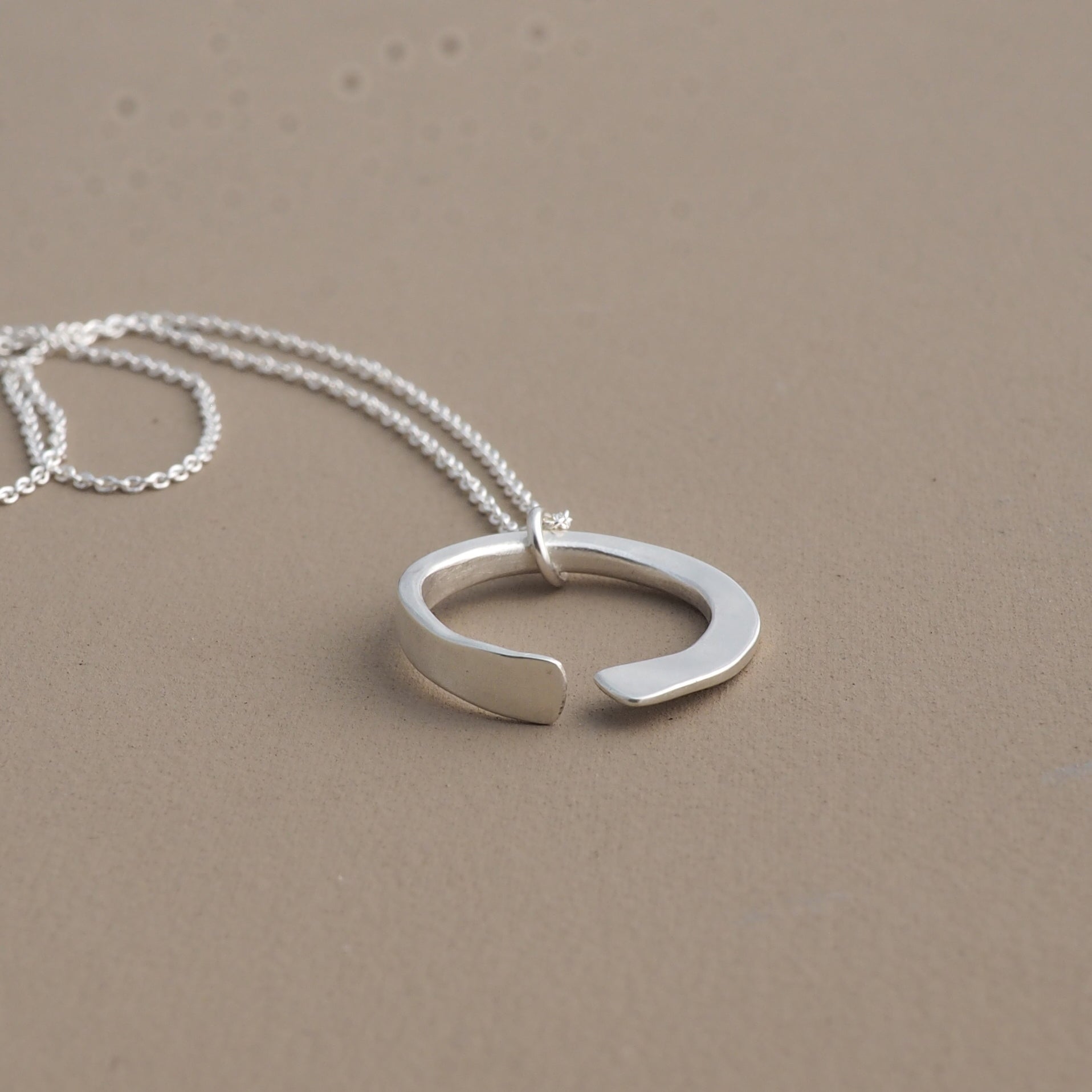 Enso Necklace - Sterling Silver Jewelry – Lion's Roar